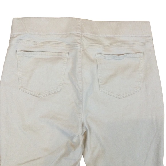 NYDJ Beige Lift Tuck Technology Pull-On Cropped Pants Size 14 - Picture 4 of 13